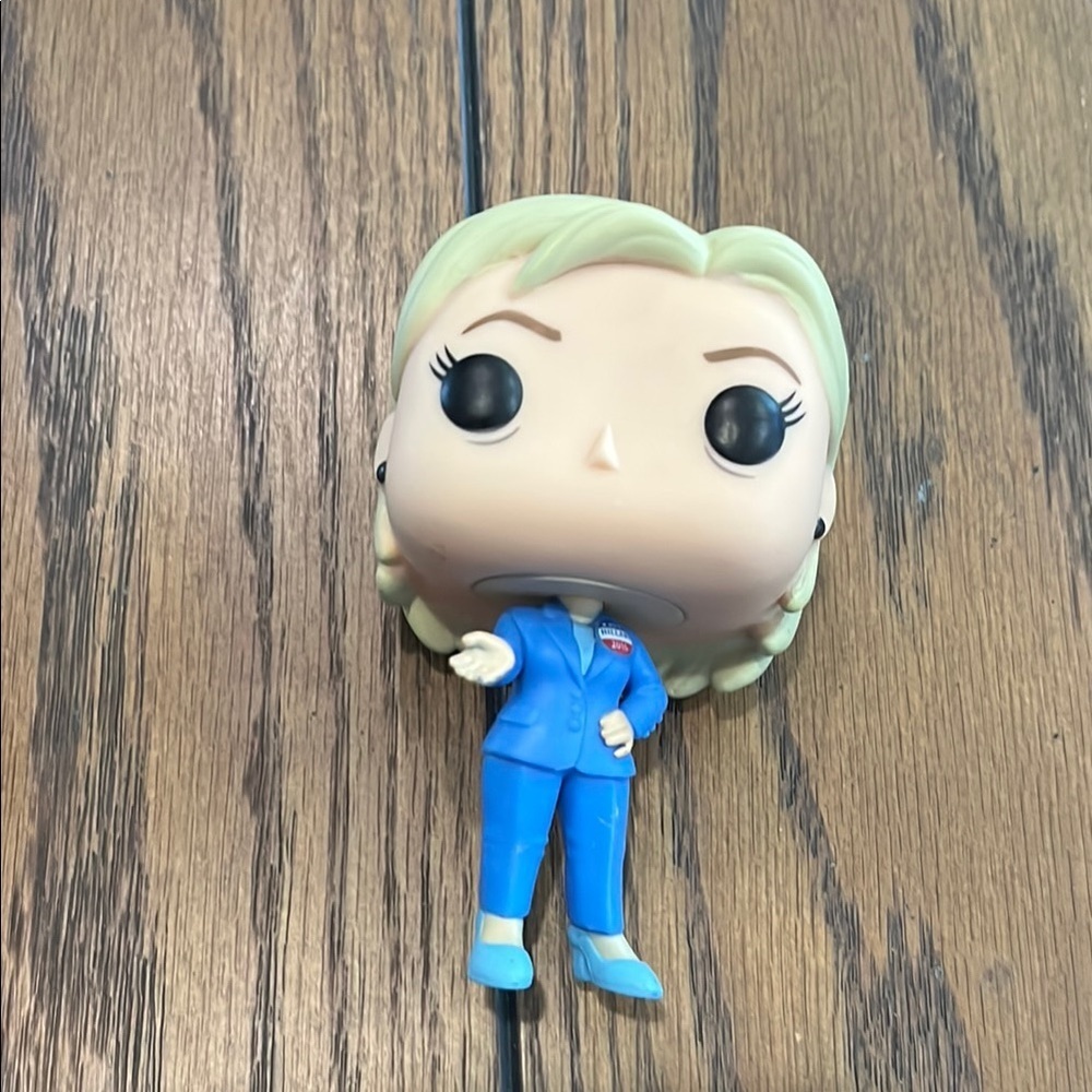Funko Pop Figure in Blue Suit